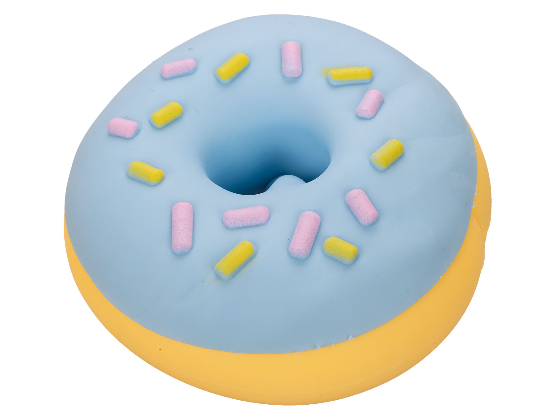 Mega squeeze jumbo strečový donut, modrý 16cm