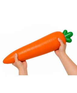 Mega squeeze Jumbo mrkev, 8x8x34cm