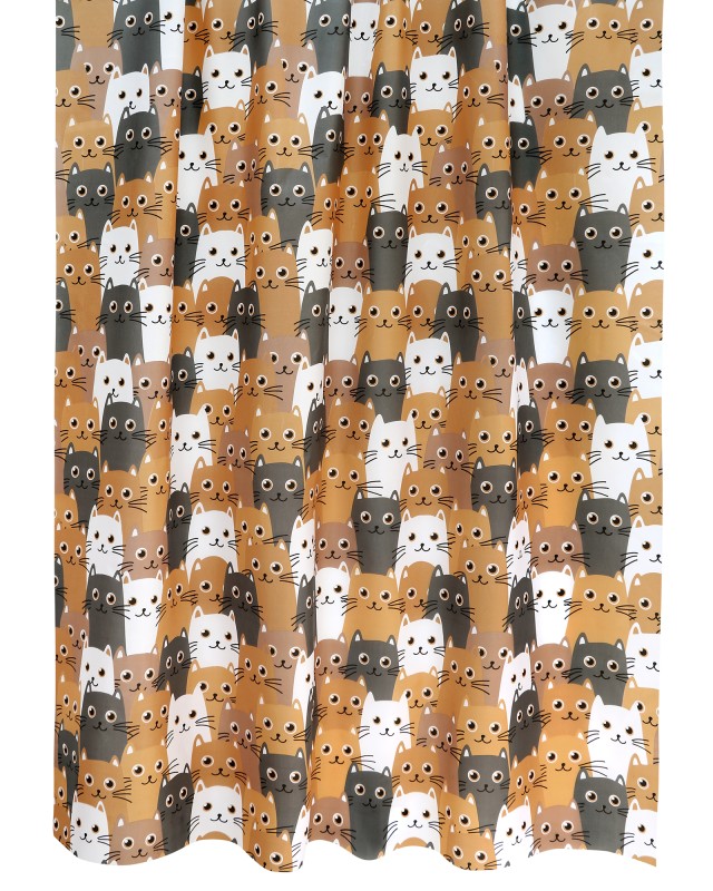 Bellatex Koupelnový závěs Kočky - 180x200 cm