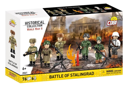 Cobi 2061 3 figurky s doplňky Bitva u Stalingradu, 76 kostek