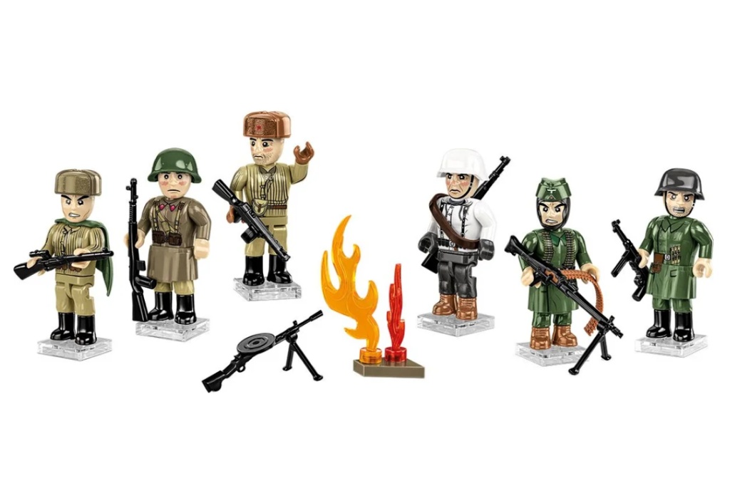 Cobi 2061 3 figurky s doplňky Bitva u Stalingradu, 76 kostek