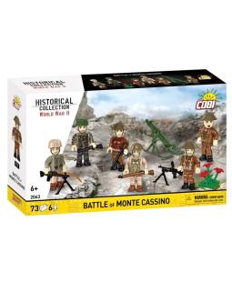 Cobi 2063 Bitva u Monte Cassina 1944, 6 figurek s doplňky