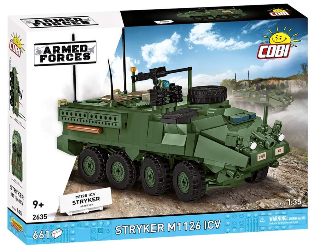 Cobi 2635 Armed Forces STRYKER M1126 ICV, 1:35, 661 kostek