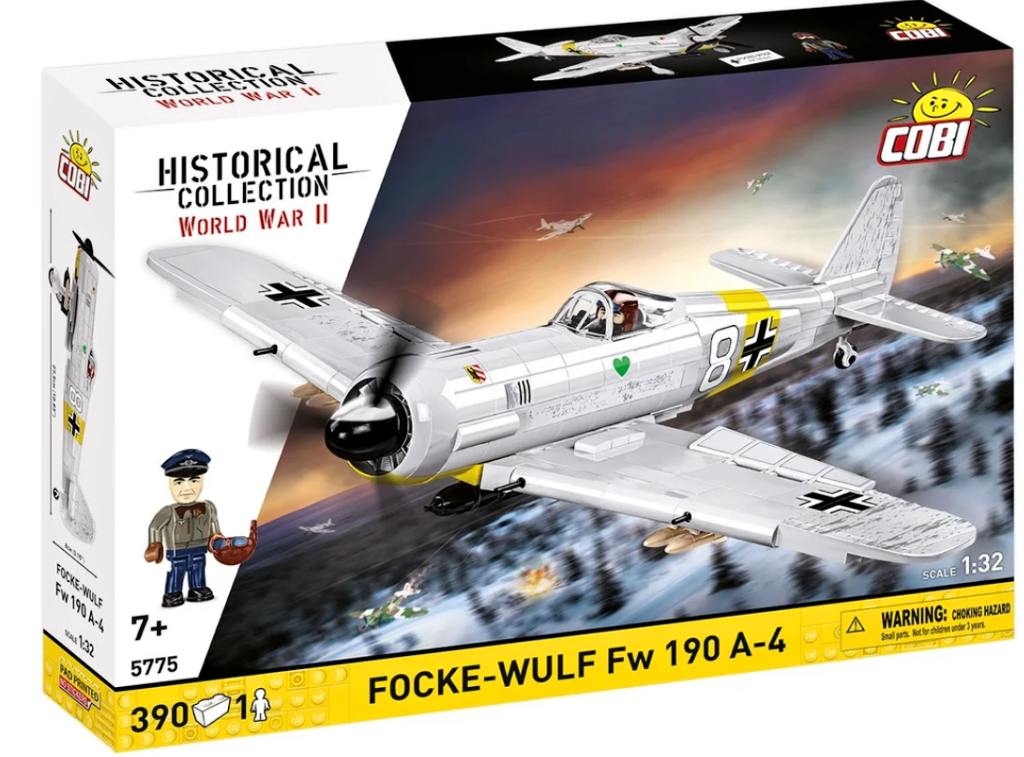 COBI 5775 II WW Focke-Wulf Fw 190 A-4, 1:32, 390 kostek