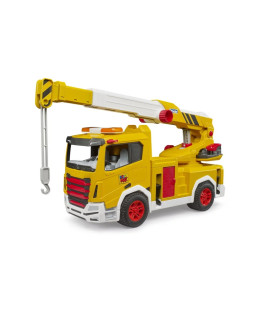 Bruder 3471 Nákladní žlutý jeřáb ROADMAX