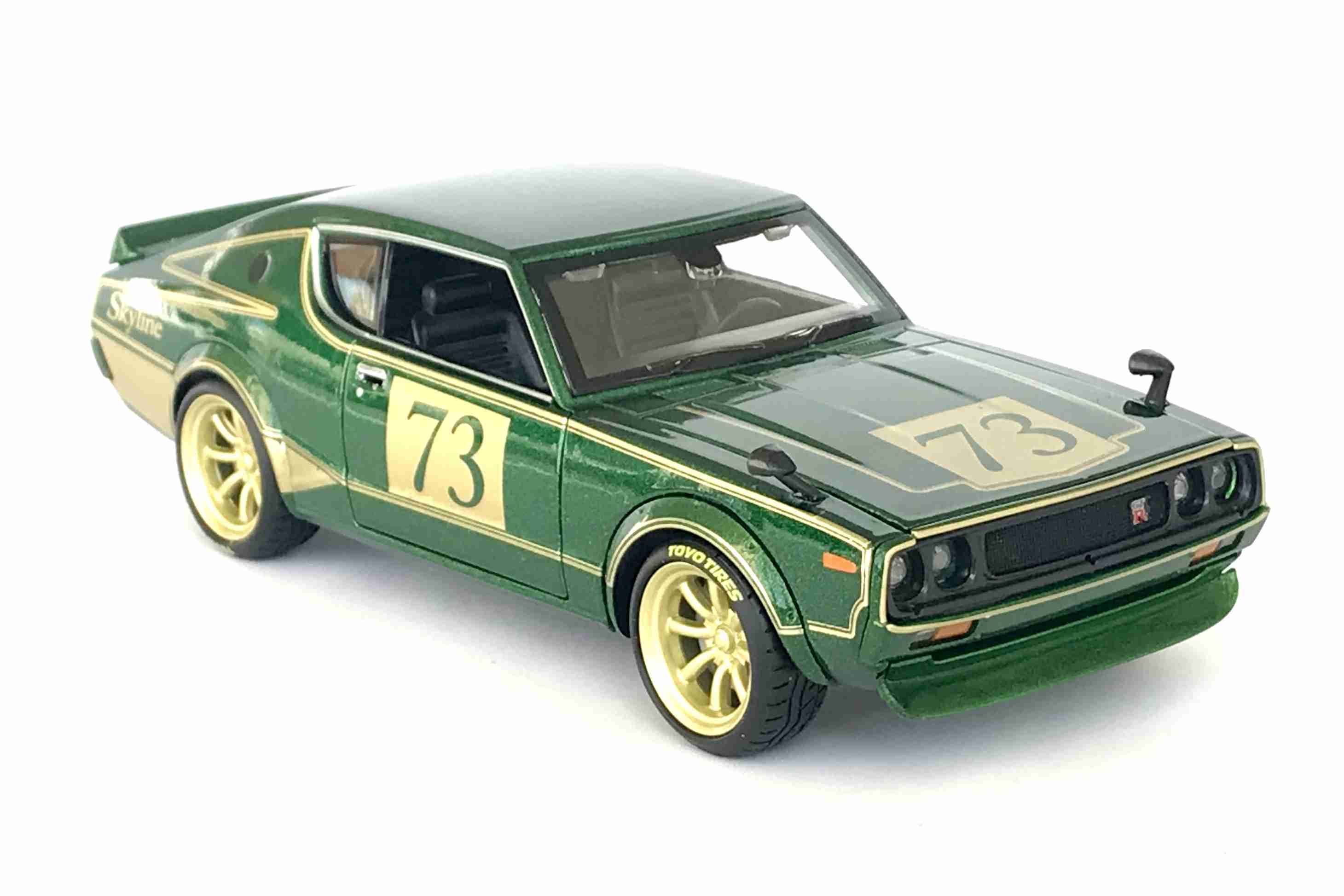 Maisto Nissan Skyline 2000GT-R (KPGC 110) 1973, zelený 1:24