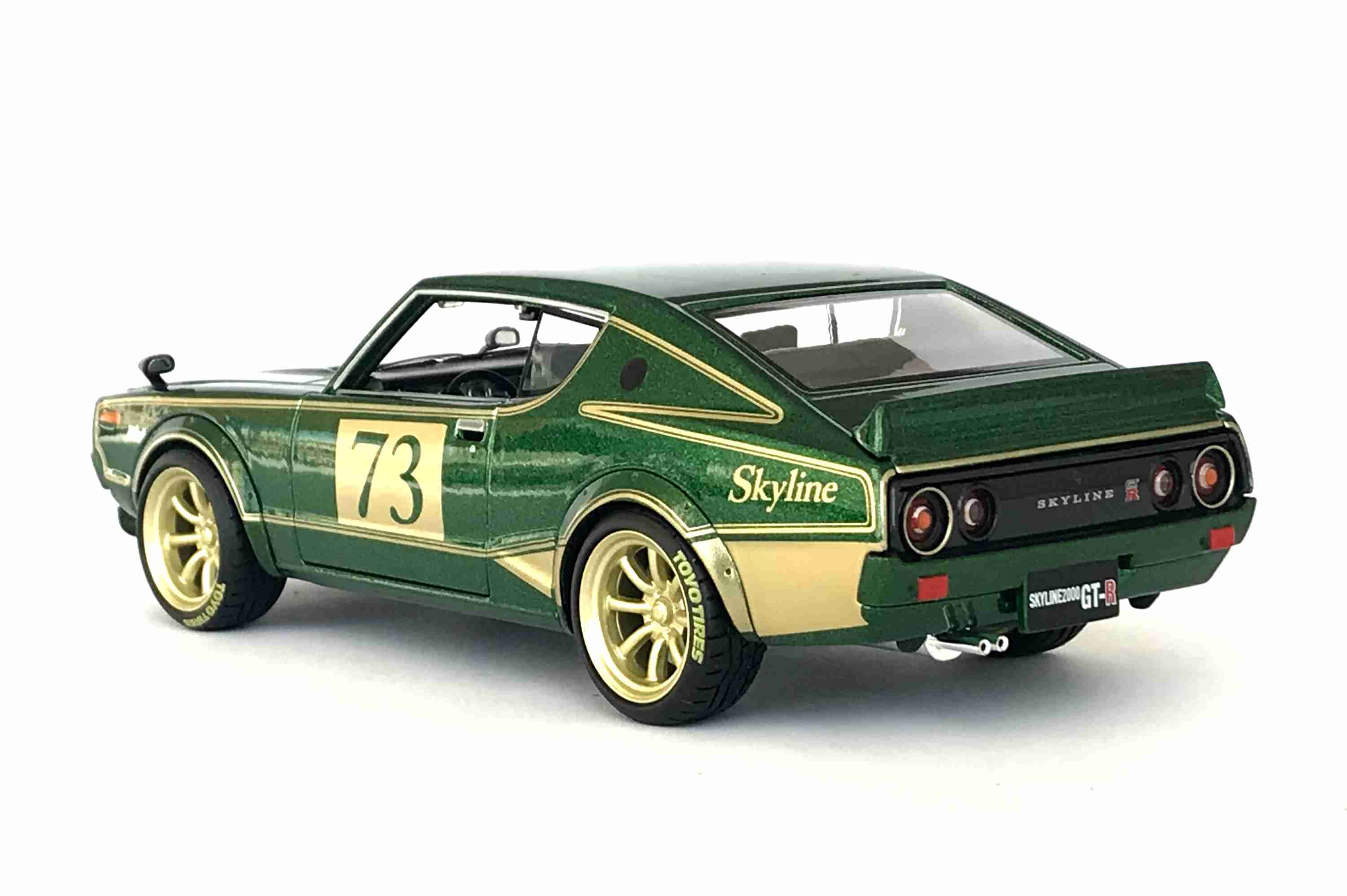 Maisto Nissan Skyline 2000GT-R (KPGC 110) 1973, zelený 1:24