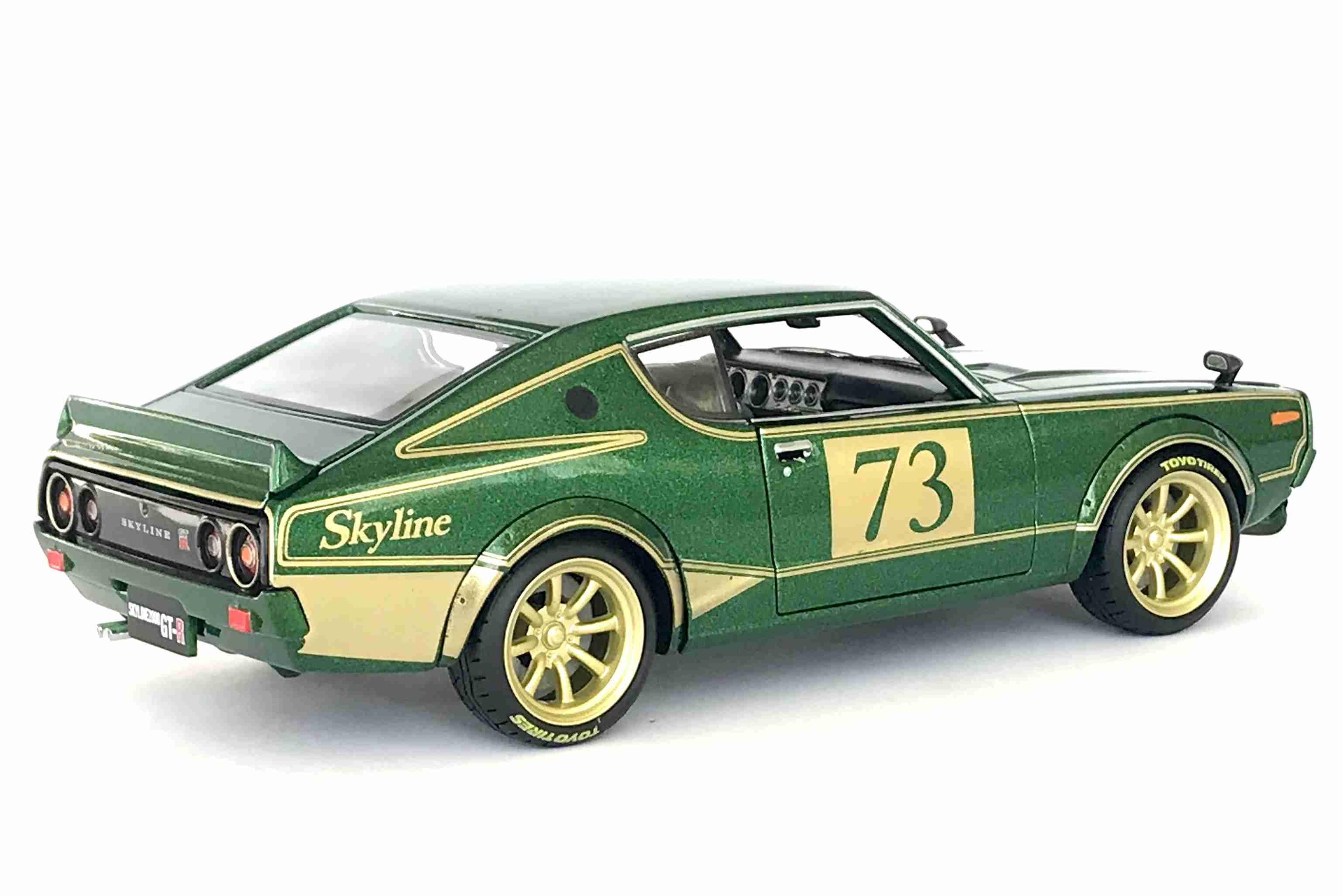 Maisto Nissan Skyline 2000GT-R (KPGC 110) 1973, zelený 1:24