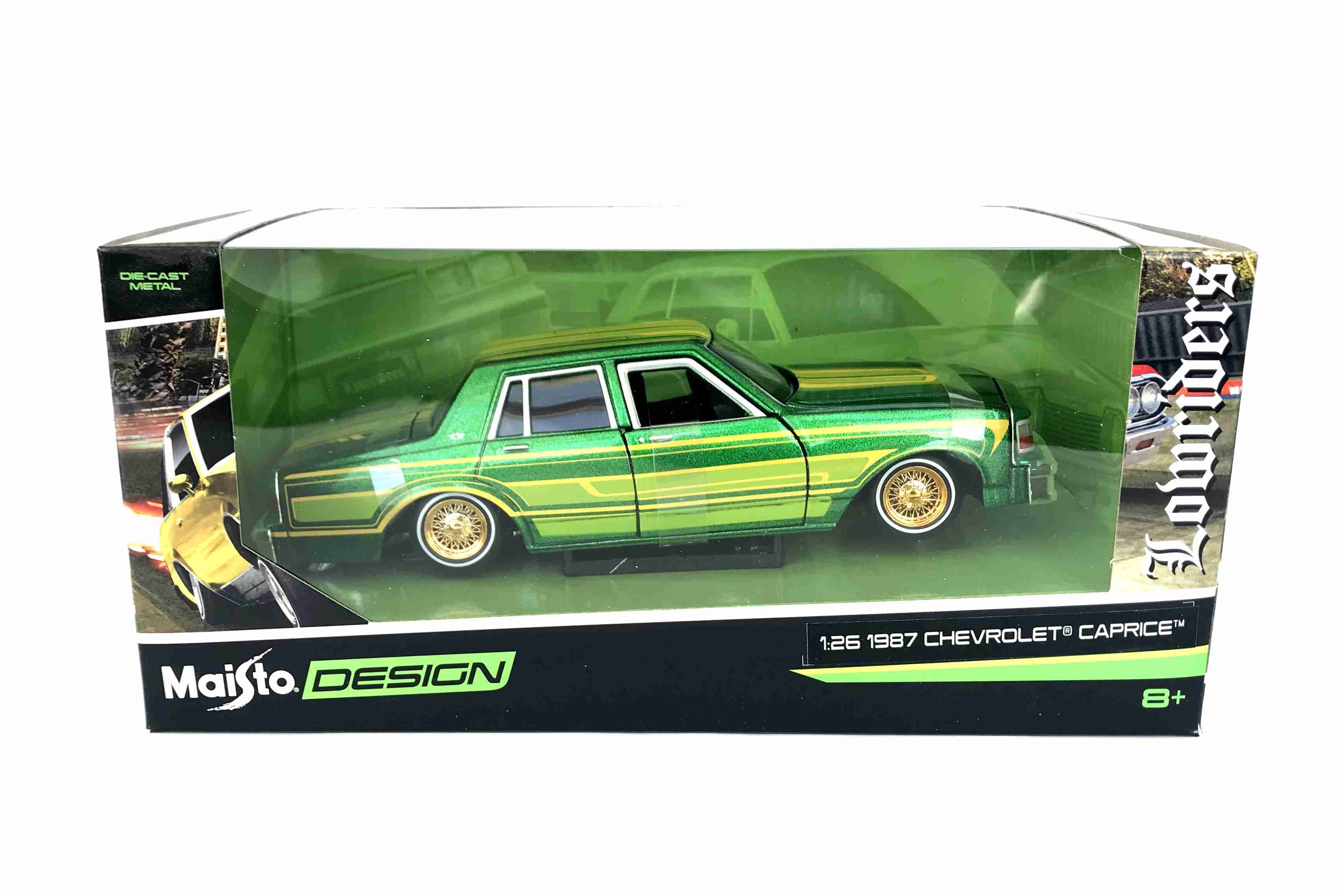 Maisto Chevrolet Caprise 1987, zelený 1:24