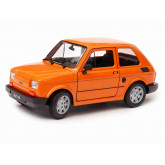 Welly Fiat 126 Oranžový 1:21