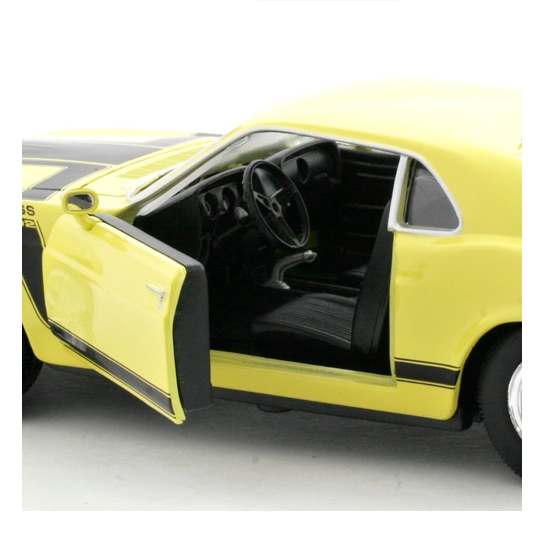 Welly Ford Mustang Boss 302 (1970) Žlutý 1:24
