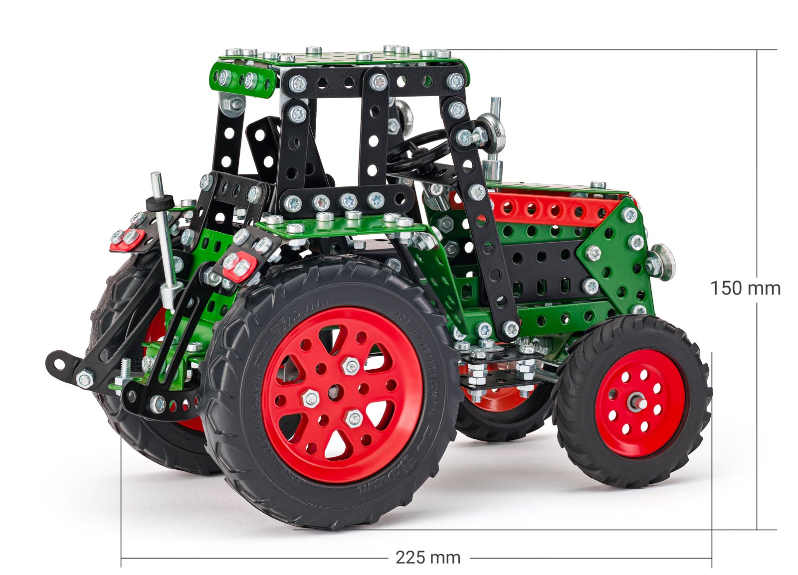 Merkur Traktor 4x4 zelený, 567 dílků
