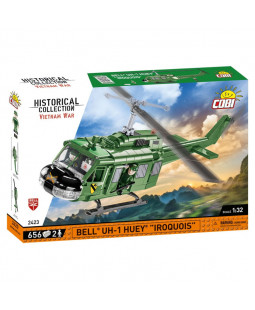 COBI 2423 Vietnam War BELL UH-1 HUEY IROQUOIS, 1:32, 656 kostek