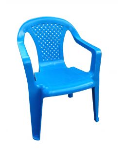 Dětská plastová židlička - Modrá
