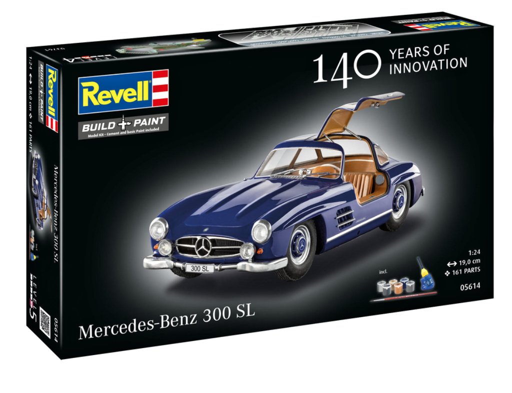 Revell Gift-Set auto 05614 - Mercedes-Benz 300SL (100th Anniversary) (1:24)