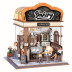 Buki Dřevěná 3D stavebnice Diorama Pekařství s LED osvětlením