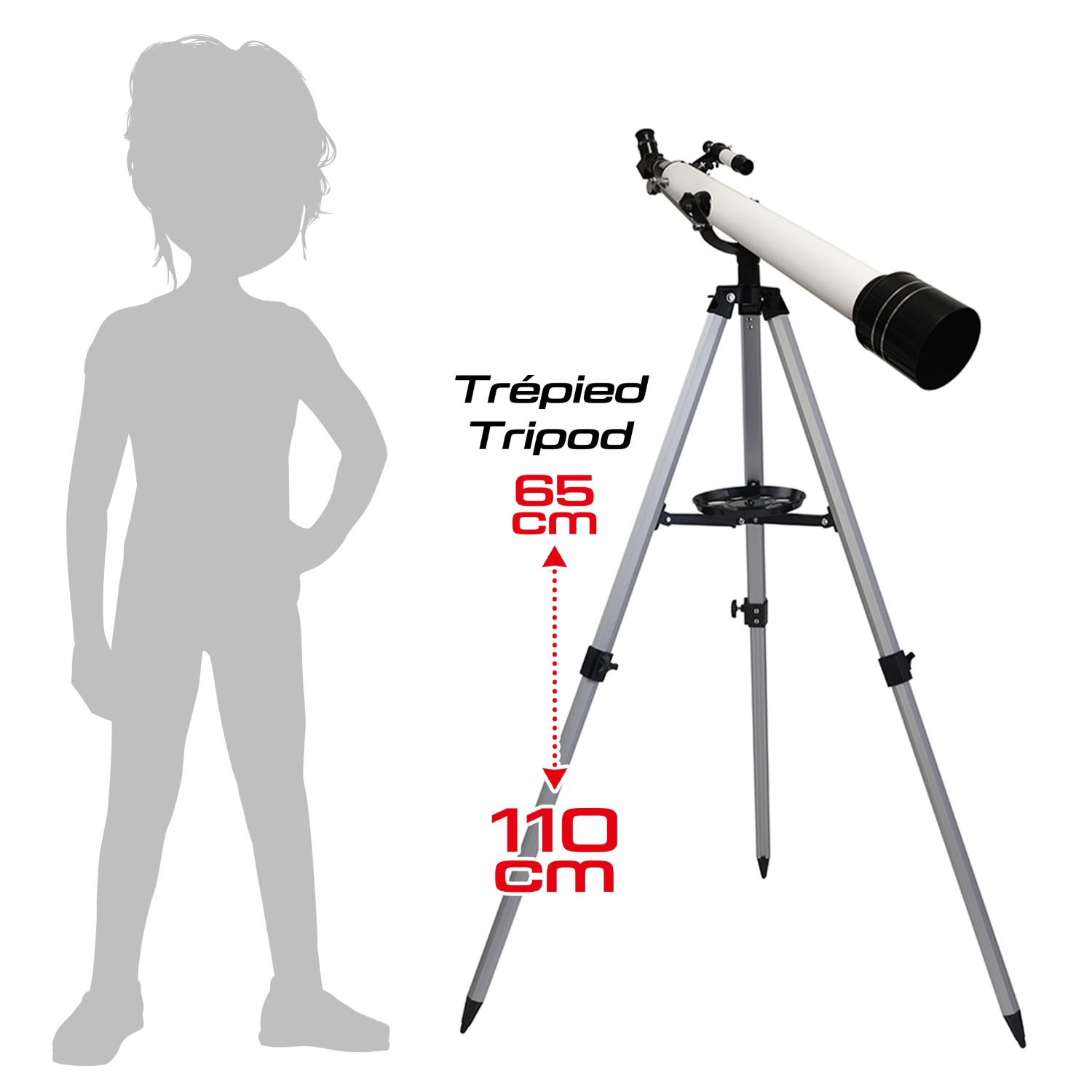 BUKI Astronomický teleskop 60x700mm 40 aktivit