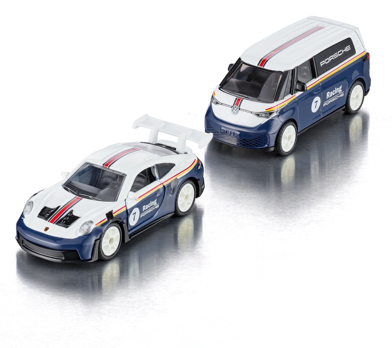 Siku Super - VW ID Buzz s Porsche 911 GT3 RS