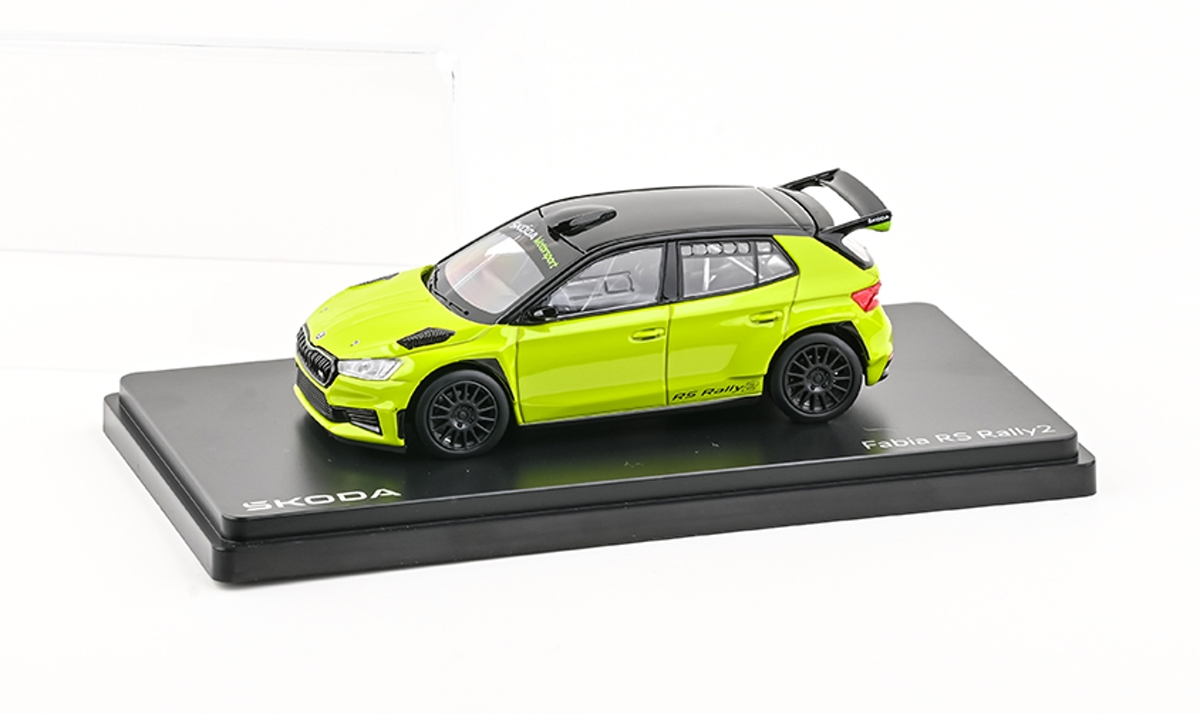 Abrex Škoda Fabia IV RS Rally2 (2022) 1:43 Zelená Mamba