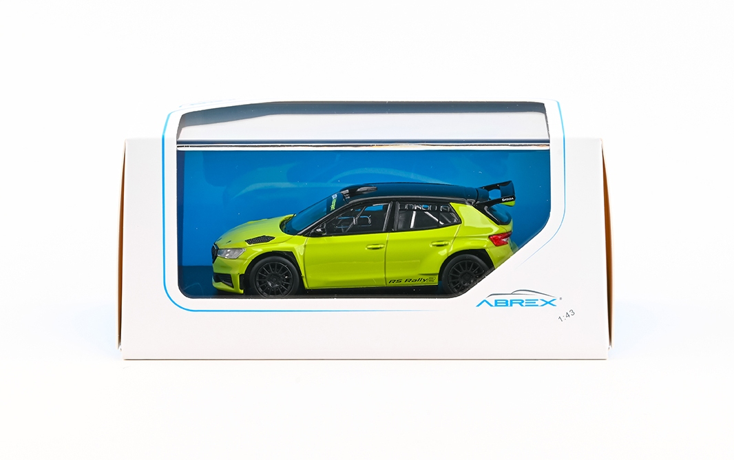 Abrex Škoda Fabia IV RS Rally2 (2022) 1:43 Zelená Mamba
