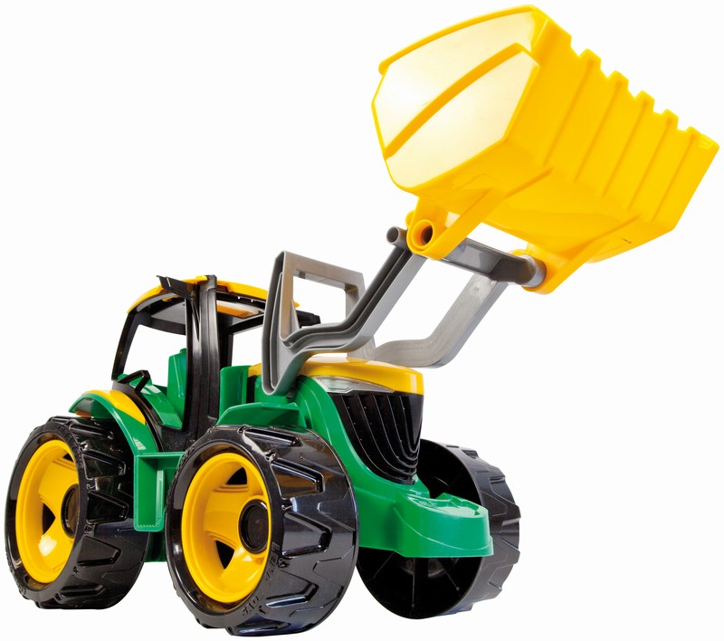 Lena Traktor se lžíci, zeleno žlutý