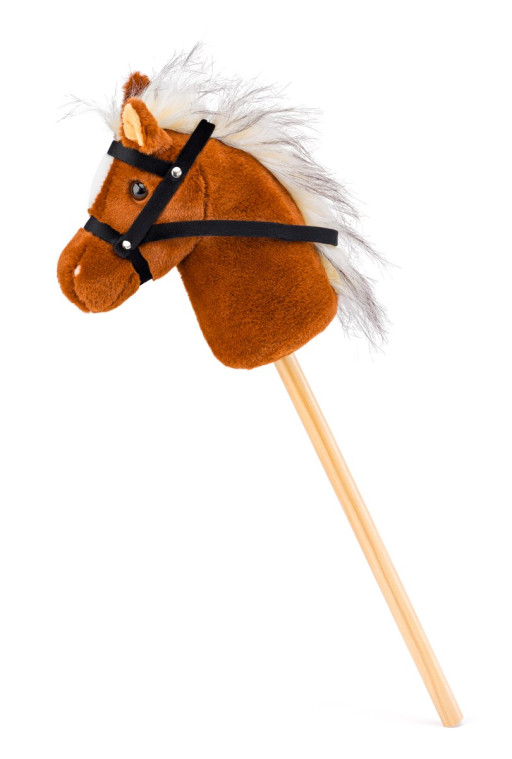 Faunica Hobby horse Scarlet, světle hnědý kůň na tyči