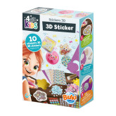 BUKI 4allKIDS Sada na výrobu 3D samolepek - motiv KAWAI