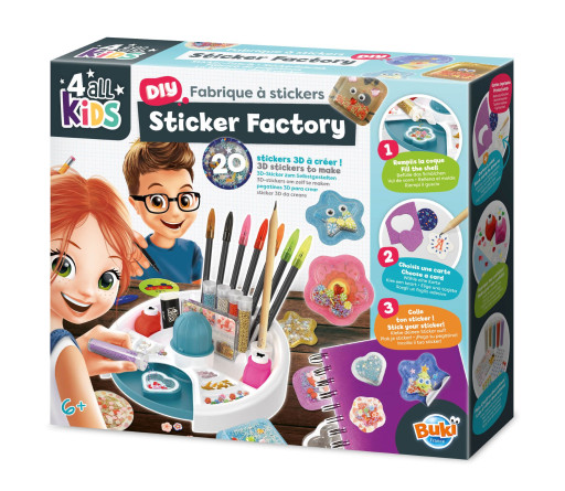 BUKI 4allKIDS Továrna na 3D samolepky