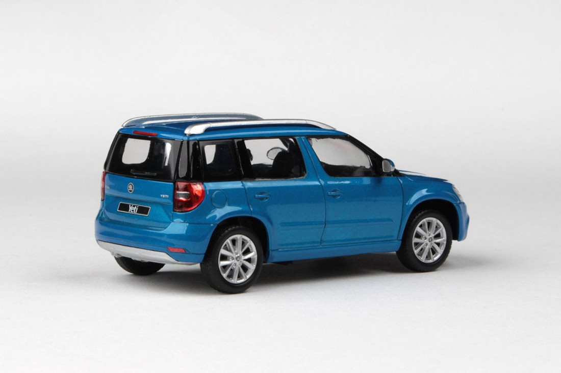 Abrex Škoda Yeti FL (2013) Modrá Ocean Metalíza 1:43