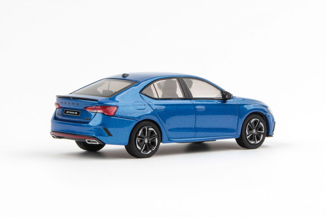 Abrex Škoda Octavia IV RS (2020) Modrá Race Metalíza 1:43