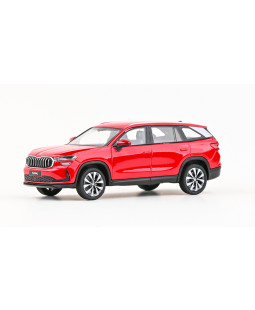 Abrex Škoda Kodiaq II (2023) Červená Velvet Metalíza 1:43
