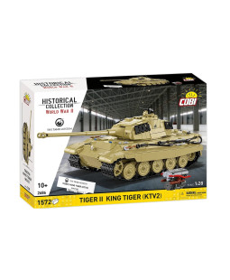 Cobi 2686 II WW Tiger II King Tiger (KTV2), 1:28, 1572 kostek