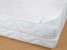 Bellatex Matracový chránič BELLA LUX - bílý - 200x200 cm