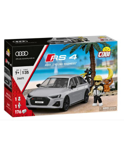 Cobi 24671 Audi RS4 Cycling Madnes, 1:35, 176 kostek a 2 figurky