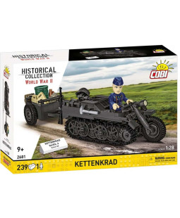 Cobi 2681 II WW Kettenkrad s přívěsem, 1:28, 239 kostek