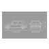 COBI-24662 Volkswagen Golf GTI bílý, 1:35, 74 kostek