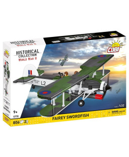 Cobi 5770 II WW FAIREY SWORDFISH, 1:32, 806 k, 2 f