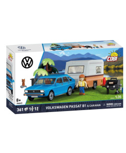 Cobi 24643 Volkswagen Passat B1 s karavanem, 1:35, 361 kostek