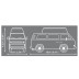 Cobi 24636 Volkswagen T3 Sanitka, 1:35, 141 kostek