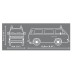 Cobi 24635 Volkswagen T3 Hasiči, 1:35, 238 kostek