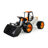 Lena Giga Trucks kolový nakladač, oranžovo-béžový, okrasný kartón