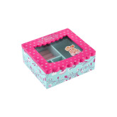 Šperkovnice Princess odklápěcí vrch dřevo 12,5x12x5x5cm