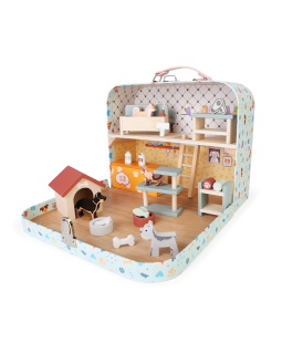2Kids Toys Domeček pro mazlíčky v kufříku