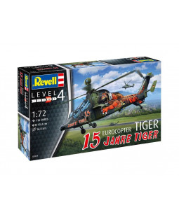 Revell ModelSet vrtulník 63839 Eurocopter Tiger - 15 Years Tiger (1:72)