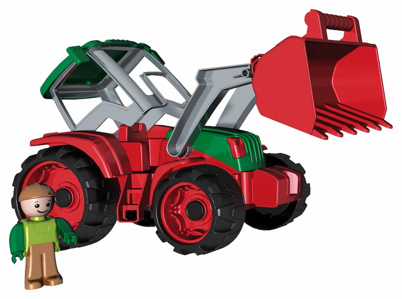 Truxx plastový traktor s radlicí, Barevný