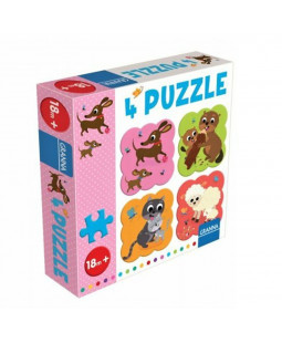 Granna Puzzle set 4v1 - Jezevčík