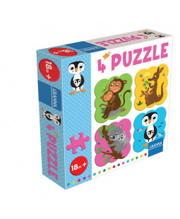 Granna Puzzle set 4v1 - Tučňák