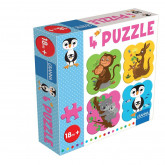 Granna Puzzle set 4v1 - Tučňák