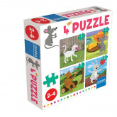 Granna Puzzle set 4v1 - Myška