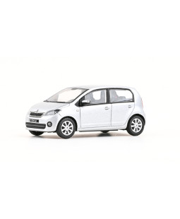 Abrex Škoda Citigo 5dveřové (2012) Stříbrná Brilliant Metalíza 1:43